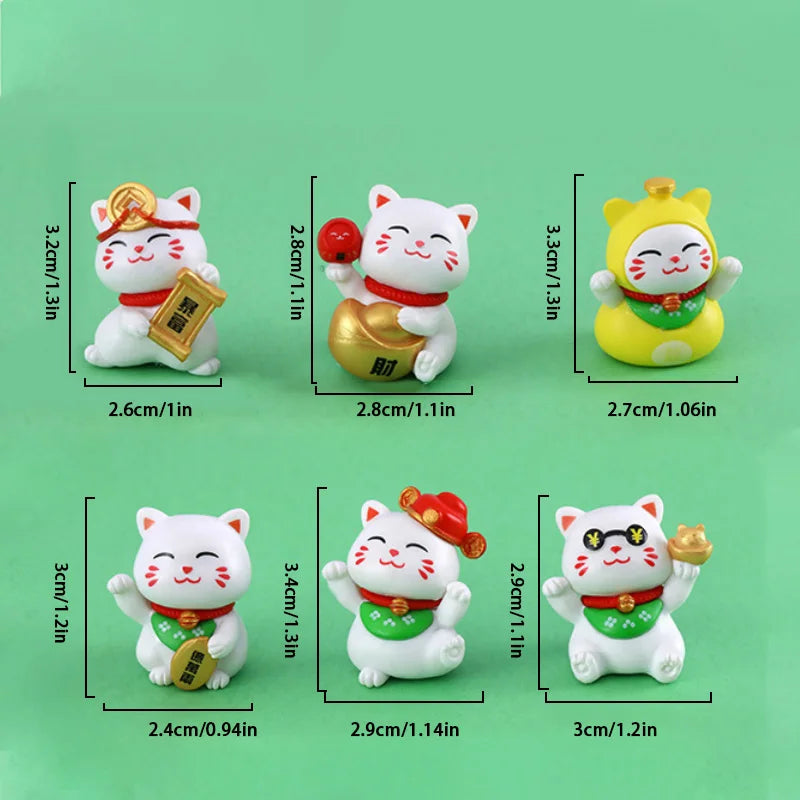 Maneki Neko Seti (6 Parça)